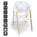 BabyGo Levels White Wood Kinderstoel 5101