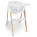BabyGo Levels White Wood Kinderstoel 5101