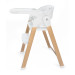 BabyGo Levels White Wood Kinderstoel 5101