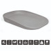 BabyGo Luxepad Grey Aankleedkussen 9004
