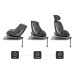 BabyGo Move Black 40-150 cm 360° i-Size Autostoel