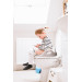 BabyGo Potty Pro Seat White/Grey Toiletverkleiner 9002