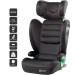 Babygo Safechild Black 100-150 cm i-Size Autostoel 3855