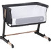 Babygo Together Zwart/Roségoud Wieg Aan Bed 4605