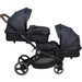Babygo Twinner Grey Tandem Duowagen incl. 2 Autostoelen