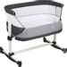 Babygo Vivaldi Dark Grey Wieg Aan Bed 4653