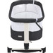 Babygo Vivaldi Dark Grey Wieg Aan Bed 4653