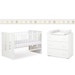 Babykamer Teuntje Wit: Ledikant en Commode