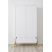 Bellamy Lotta Snow Babykamer: Ledikant/Juniorbed, Commode met 3 lades en 2-Deurskast