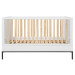 Bellamy Lumi White Babykamer: Ledikant/Juniorbed en Commode
