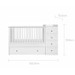 Bellamy Paso Doble 60 x 120 cm Ledikant en Commode PDBILO60 2