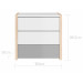 Bellamy Pinette Babykamer: Ledikant/Juniorbed, Commode en 2-Deurskast