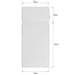 Bellamy UP! White 70 x 120/160 cm 2-in-1 Meegroei Ledikant en Commode