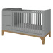 Bellamy UP! Grey 70 x 120/160 cm 2-in-1 Meegroei Ledikant en Commode