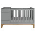 Bellamy UP! Grey 70 x 120/160 cm 2-in-1 Meegroei Ledikant en Commode
