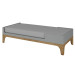 Bellamy UP! Grey 70 x 120/160 cm 2-in-1 Meegroei Ledikant en Commode incl. Lade