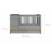 Bellamy UP! Grey 70 x 120/160 cm 2-in-1 Meegroei Ledikant en Commode incl. Lade