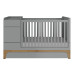 Bellamy UP! Grey 70 x 120/160 cm 2-in-1 Meegroei Ledikant en Commode incl. Lade