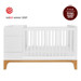 Bellamy UP! White 70 x 120/160 cm 2-in-1 Meegroei Ledikant en Commode