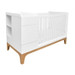 Bellamy UP! White 70 x 120/160 cm 2-in-1 Meegroei Ledikant en Commode