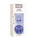 Bibs Hush/Grape 0-6 mnd 2 Stuks Anatomische Fopspeen