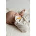 Bibs Ivory 0-6 mnd Fopspeen 100216C