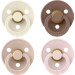 Bibs Ivory/Blush/Woodchuck/Blossom 6-18 mnd 4 stuks Fopspeen 120459
