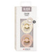 Bibs Ivory/Blush 0-6 mnd 2 Stuks Anatomische Fopspeen