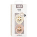 Bibs Ivory/Blush 6-18 mnd 2 Stuks Anatomische Fopspeen
