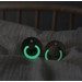 Bibs Sand/Iron Glow in the Dark 0-6 mnd 2 Stuks Fopspeen 110456