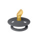Bibs Sand/Iron 0-6 mnd 2 Stuks Anatomische Fopspeen 2111419