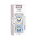 Bibs Studio Baby Blue/Dusty Blue 6-18 mnd 2 Stuks Fopspeen 12022103