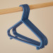 Bieco Kledinghangers Kunststof Classic Blauw 8 stuks 04014140