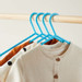 Bieco Kledinghangers Kunststof Licht Blauw 8 stuks 04014151