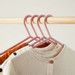 Bieco Kledinghangers Kunststof Oudroze 8 Stuks 04014154