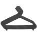 Bieco Kledinghangers Kunststof Zwart 8 stuks 04014150