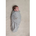 Bo Jungle Baby Wrap Grey Large Wikkeldeken B170510