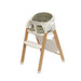 Bo Jungle Grow With Me Pure White Wipstoel en Kinderstoel B710300