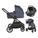 Cangaroo Celebrity Graystone 3-in-1 Kinderwagen Incl. Autostoel