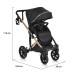 Cangaroo Eggo Caviar Black 3-in-1 Kinderwagen