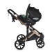 Cangaroo Eggo Caviar Black 3-in-1 Kinderwagen