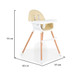 Cangaroo Gelato Beige 2-in-1 Houten Kinderstoel