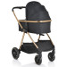 Cangaroo Hydra Black 3-in-1 Kinderwagen Incl. i-Size Autostoel
