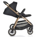Cangaroo Hydra Black 3-in-1 Kinderwagen Incl. i-Size Autostoel