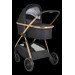 Cangaroo Hydra Black 3-in-1 Kinderwagen Incl. i-Size Autostoel