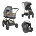 Cangaroo Hydra Grey 3-in-1 Kinderwagen Incl. i-Size Autostoel