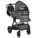 Cangaroo iClick Grey 2-in-1 Kinderwagen Incl. Adapter 110917