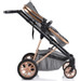Cangaroo Midas Grey 3-in-1 Combi Kinderwagen incl. i-Size Autostoel