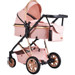 Cangaroo Midas Pink 3-in-1 Combi Kinderwagen incl. Autostoel