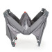 Cangaroo One Touch Dark Grey Campingbed 111623